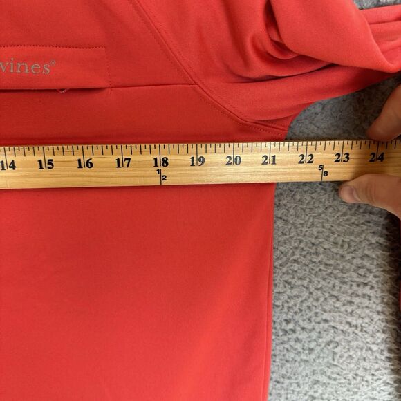 Vineyard Vine Sweater Mens Small‎ Red 1/4 Zip Long Sleeve Pullover Polyester - Picture 4 of 6